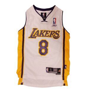 Vintage 90s Reebok NBA Los Angeles Lakers Kobe Bryant #8 Jersey Youth S